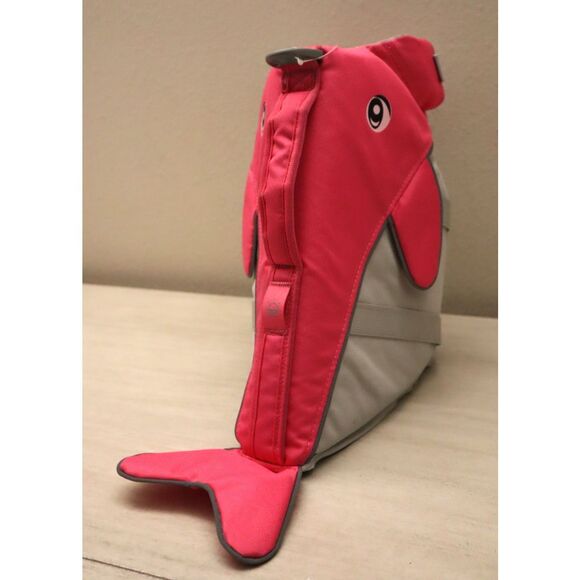VIVAGLORY Medium Dog / Pink Whale Shaped Sports Style Adjustable Life Vest - Picture 7 of 10